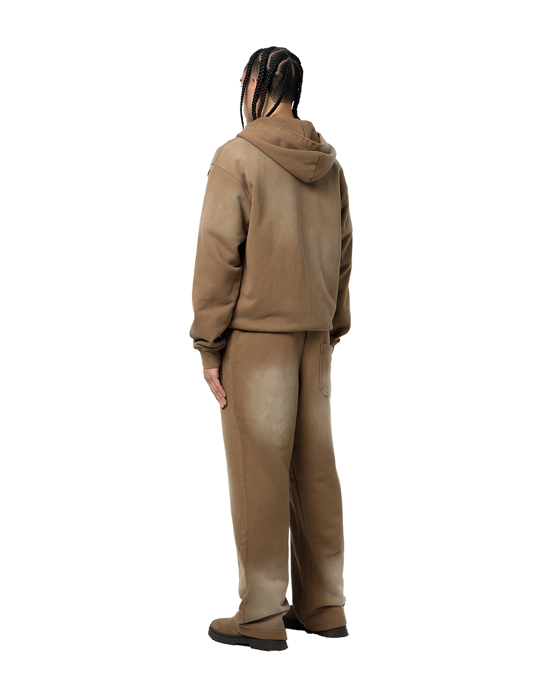 zip jacket brown