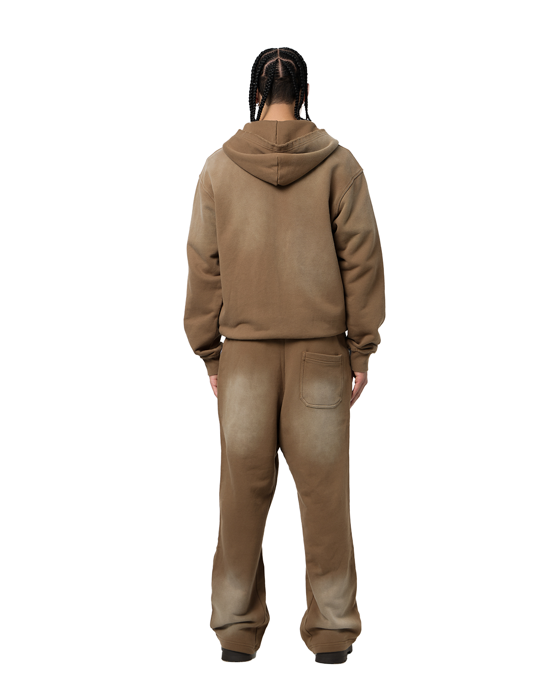 zip jacket brown