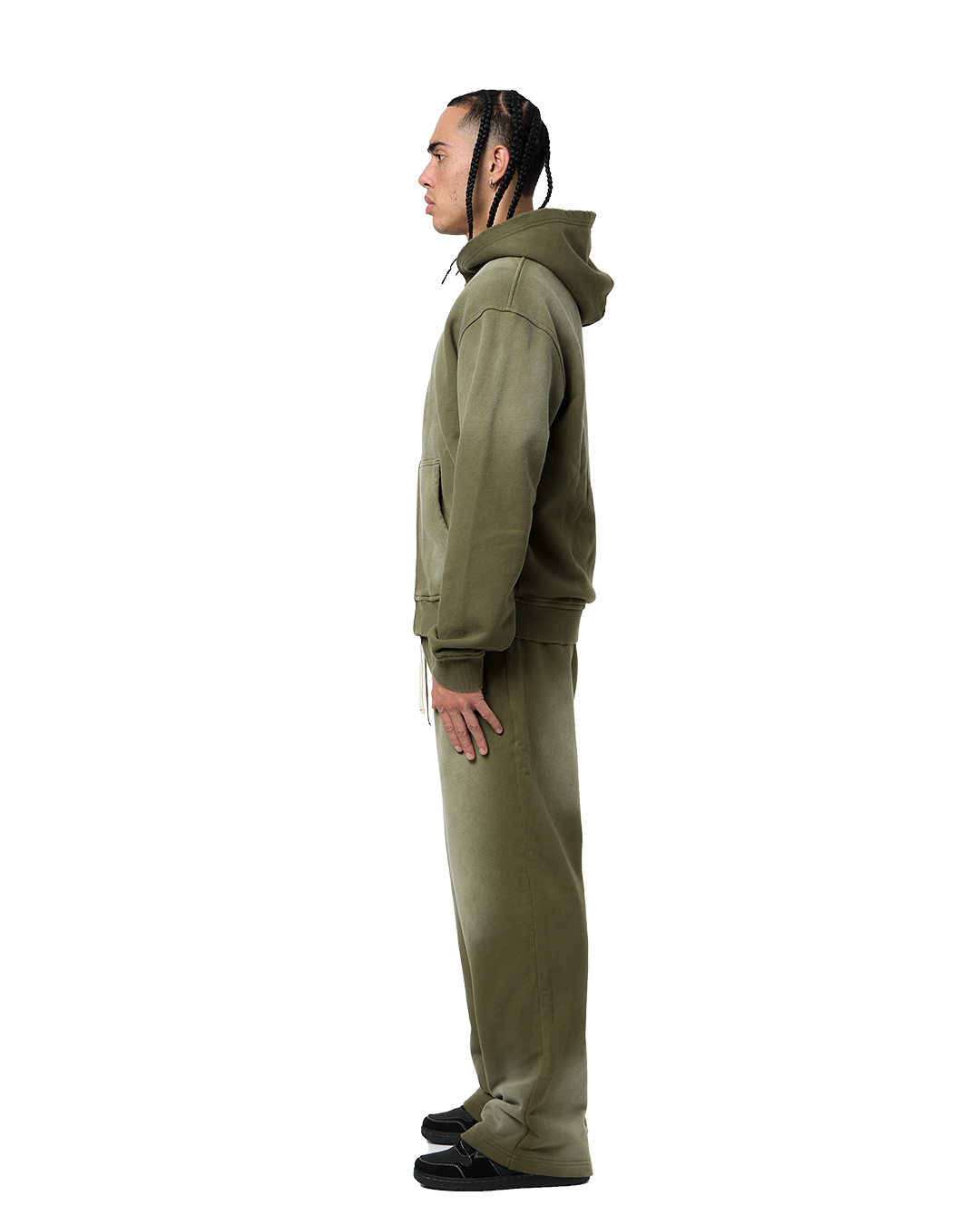 zip jacket khaki