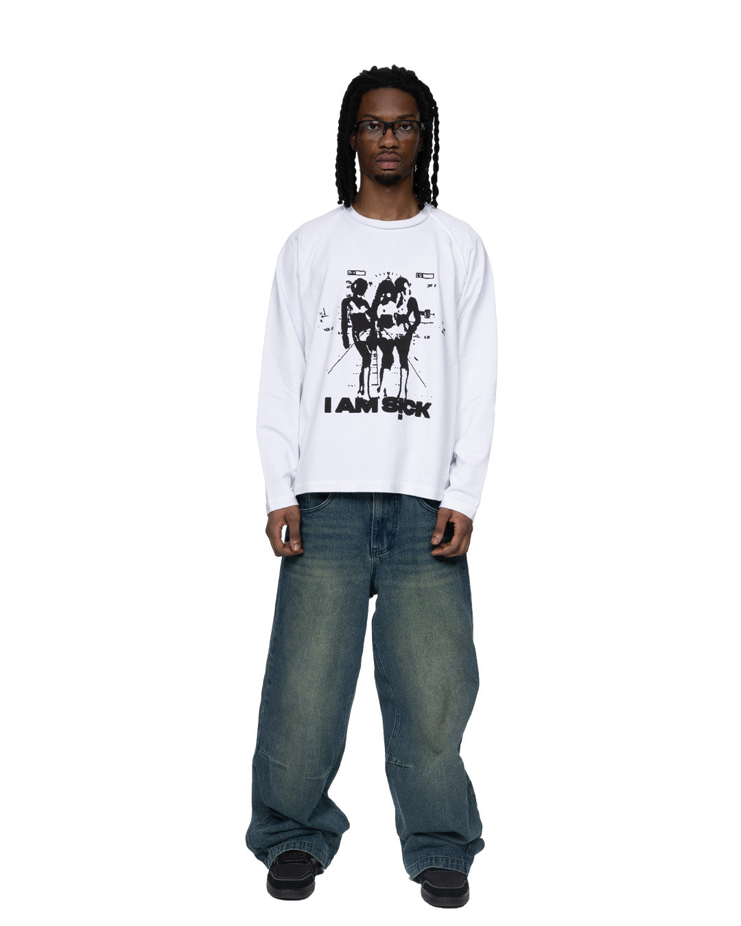 longsleeve in white